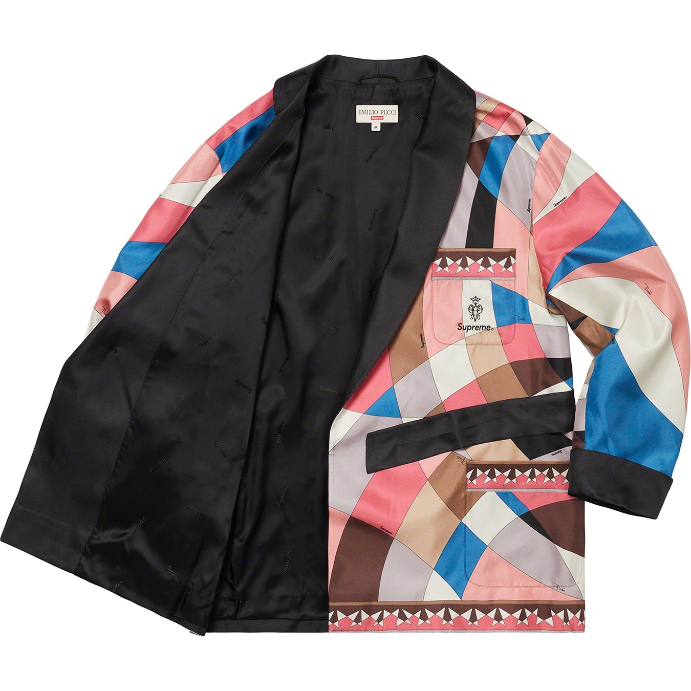 Supreme®/Emilio Pucci® Silk Smoking Jacket view 19